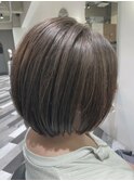 髪質改善/切りっぱなしボブ/美髪/30代40代/［人形町］