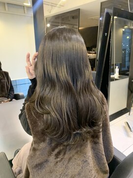 アクアオモテサンドウ(ACQUA omotesando) ◇ブリーチ無しで透明感♪オリーブベージュ！