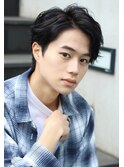 ツーブロック10代20代30代/かきあげマッシュ