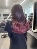 【ALIVE吉祥寺】グラデーションカラー＊ラベンダーピンク