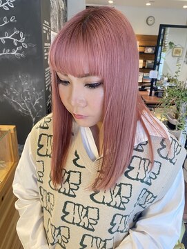 アンドライフ 市原店(AND LIFE) ピンク／ホワイトピンク／ケアブリーチ／ダブルカラー