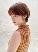 ナチュラルショート_ショコラアッシュヘルシースタイル_ba407352