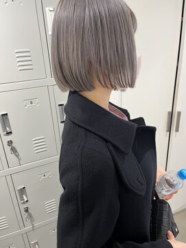 ワープ 青葉台(WARP) ハイグレージュ/ダブルカラー/ブリーチ/ボブ/青葉台