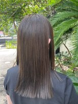 ナカオコアフュール(NAKAO COIFFURE) うるツヤストレート　髪質改善　グレージュ　アディクシーカラー
