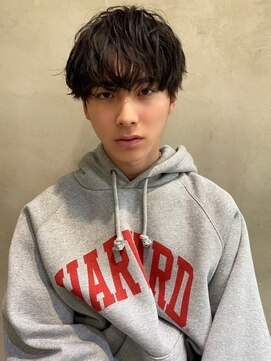 メーヴェ(Mowen) 【mowen南堀江】メンズツイストパーマ×マッシュ