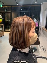 アンヒュッテ(ANHUTTE) 脱白髪染ハイライト/ミルクチョコレート