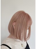 20代30代40代ダブルカラーミルクティーピンクベージュ透明感