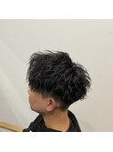ちりつき少なめツイストスパイラルパーマ
