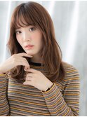 ミストバング髪質改善くせ毛風ゆるセミディｌ古河20代30代40代