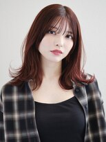 ミンクス渋谷スマートサロン(MINX shibuya smart salon)&nbsp;切りっぱなしボブ エアリーロング 美髪 ピンクブラウン