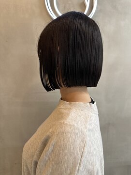 ニコ トウキョウ 渋谷(nico TOKYO) ボブ/タッセルボブ/切りっぱなしボブ/縮毛矯正