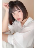 ナチュラルボブ×黒髪ボブ×大人ショートボブ［六町駅］