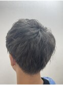 【北見】#メンズショート#マッシュショート#ブリーチカラー