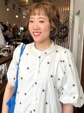 モク 大阪梅田店(MOK) 【夏っぽ】レモンのハイライトカラー