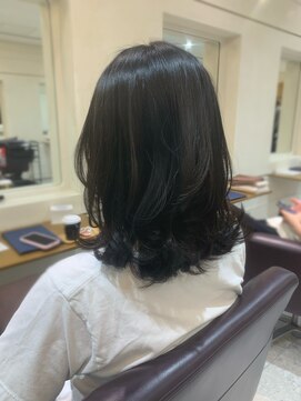 松本平太郎美容室 銀座パートツー(PART2) くびれミディアムローレイヤー/30代40代50代60代