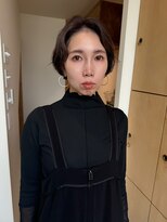 メゾンシアー(Maison Sheer) ボブパーマ ラベンダーグレージュ