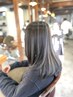 ケアブリーチハイライト＋透明感カラー＋トリートメント M