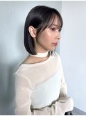 髪質改善酸性ストレート/艶髪ストレート/ストンボブ/顔まわり