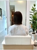 切りっぱなしボブ