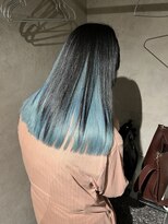 サロウィン 新潟万代店(SALOWIN)&nbsp;美髪ロングペールブルーカラー