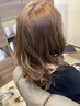 カット＋白髪ぼかしハイライト＋カラー＋髪質改善トリートメント