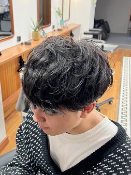 ザデイトウキョウ 表参道 青山(THE DAY TOKYO) ニュアンスパーマ/メンズカット/大人メンズ/ツーブロショート