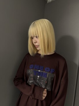 ロテ 名古屋 名駅店(Lote.) ミディアムヘア/暗めカラー/グランマッシュ