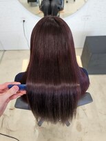 ビーヒアナウ N゜03 金沢駅西店(BE HERE NOW) 美髪ストレート/髪質改善/縮毛矯正/ボルドー/ブリーチ無しカラー