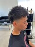 【極上シェービング！】眉カット付・メンズカット+シェービング　￥6700