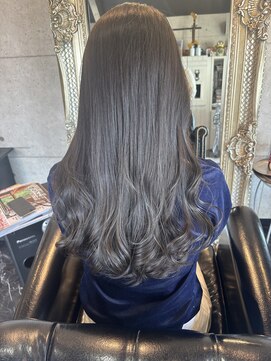 ノイズヘアー(NOISEHAIR) ロング×グレージュ