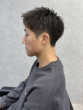 リオールバイニアウ(RE:ALL by Niau) 群馬太田メンズショートツイストスパイラルパーマフェード眉毛