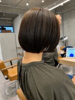 クラム(clam.)&nbsp;【clam./窪田】大人可愛いミニボブ/切りっぱなしボブ/髪質改善