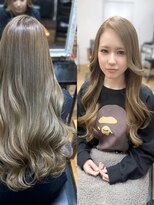 ルアナ 名古屋店(Luana) ダブルカラーでつくるミルクティーベージュ/名古屋名駅亀島栄