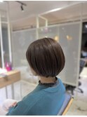 丸みショートボブ