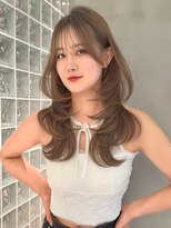 ロンド ジュルード 名古屋(Lond jeloud)&nbsp;レイヤーカットで波巻きスタイル