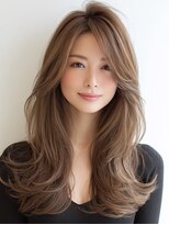 ハーツ 青山表参道店(Heart's) 白髪ぼかし脱白髪染め似合わせレイヤーカット40代50代60代