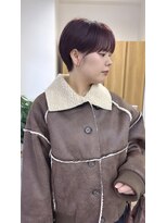 シーク(SeeeK.)&nbsp;ピンクブラウンマッシュショート