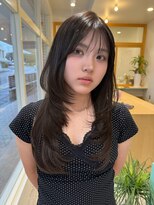 レム(LEM)&nbsp;韓国風レイヤーカット｜大人ガーリーロング