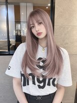 ジュール 銀座(Joule)&nbsp;レイヤーカット×ピンクベージュ