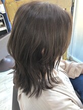 クラルス(CLARUS)&nbsp;上品ミディアムレイヤー×秋色ココアブラウン