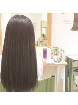 ナノハナ&nbsp;鹿沼で唯一本格ヘッドスパが出来る美容室　サラサラストレート