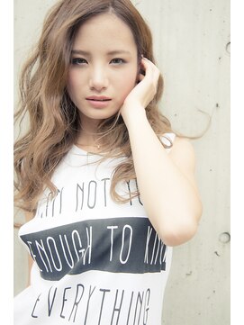 ヘアサロン ドットプラス 町田店(dot. plus) ロング×外国人ウェーブ×コンクリート【dot.plus 町田】