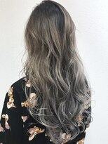 エイト 沖縄豊崎店(EIGHT toyosaki)&nbsp;【EIGHT 豊崎】お客様スタイル_ハイブルージュバレイヤージュ