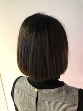 スタジオ アルファプラス 日暮里店(studio α+) ナチュラル前下がりボブ♪【スタジオアルファプラス日暮里】