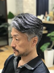 グレイヘアを活かしたビジネスマンカット『jbhair稲毛』