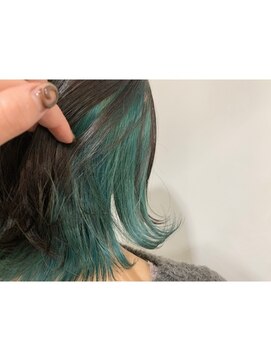 ハロ 蕨(HALO) ●インナー×ターコイズブルー●