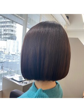 ジエクト ヴィシア(The Ect VIXIA) ぱつっとボブ×髪質改善トリートメント×ボブスタイすさ