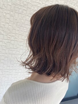 テラスヘア 新潟駅南(TERRACE hair) 切りっぱなしボブで春らしく!