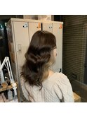 #黒髪#ボブルフ#ネビージュ#小顔#ワンレン