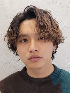 フィフス 原宿(fifth) 波巻きツイストスパイラルパーマメンズマッシュアップバング